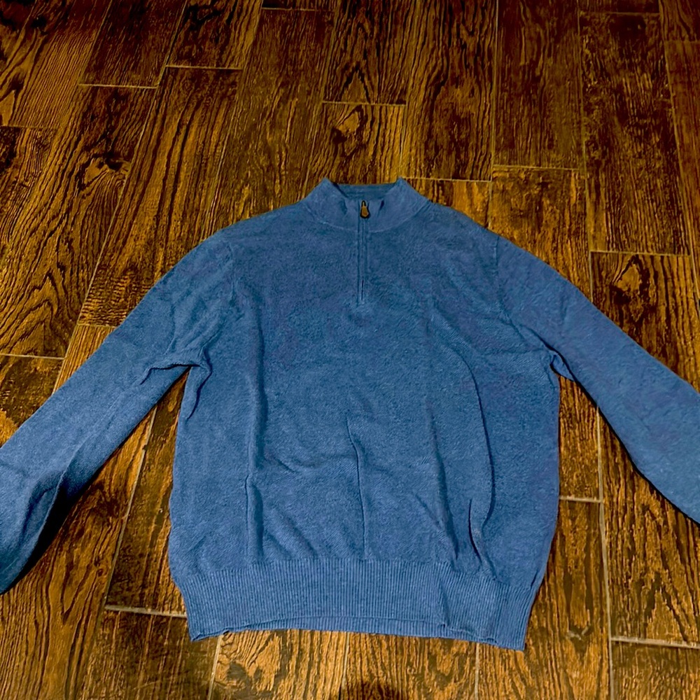 Blue Brooks brothers XL long sleeve golf shirt